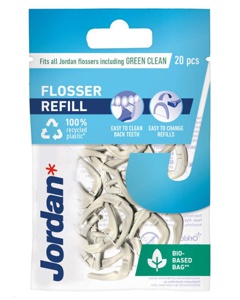 Jordan Easy Clean Flosser Refill 20 pcs produktbillede
