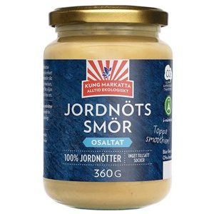 Kung Markatta Jordnötssmör utan salt EKO 360 g produkt bild