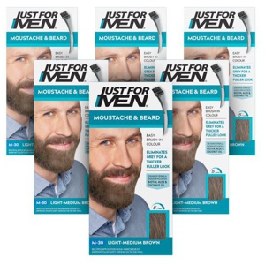 Just For Men Moustache & Beard Light-Medium Brown Hair Dye M-30 product image
