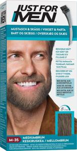Just For Men Moustache & Beard Medium Brown produkt bild