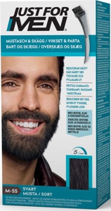 Just For Men Moustache & Beard M-55 Real Black produktbilde