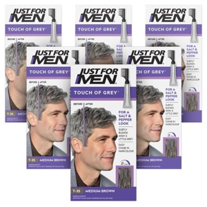 Just For Men Touch of Grey Hair Dye Medium Brown T-35 product image