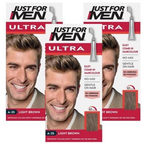 Just For Men Ultra Hair Dye Light Brown A-25 product image