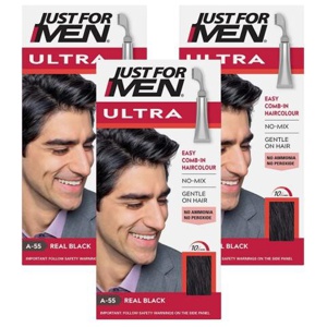 Just For Men Ultra Hair Dye Real Black A-55 product image