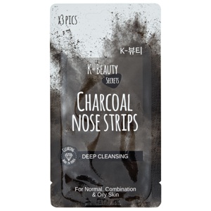 K-Beauty Secrets Charcoal Nose Strips x3 produktbilde