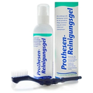 K+K Prothesenreinigungsgel+Reinigungsbürste Produktbild