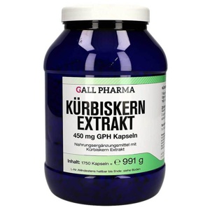 Kürbiskern Extrakt 450 mg GPH Kapseln, 1750 St Kapseln Produktbild