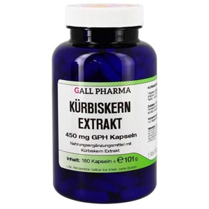 Kürbiskern Extrakt 450 mg GPH Kapseln, 180 St Kapseln Produktbild