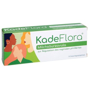Kadeflora Milchsäureovula, 14 St Vaginalsuppositorien Produktbild