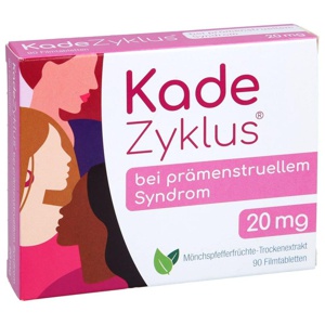 Kadezyklus bei prämenstruellem Syndrom 20 mg Fta, 90 St Filmtabletten Produktbild