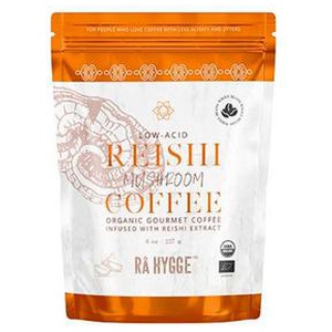 Kaffe m Reishi svampeekstrakt - hele bønner Økologisk - 227 gram produktbillede