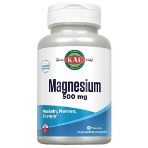 KAL Magnesium 500 mg 60 St Tabletten Produktbild