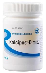 Kalcipos-D mite filmdragerad tablett 500 mg/200 IE 60 st produkt bild