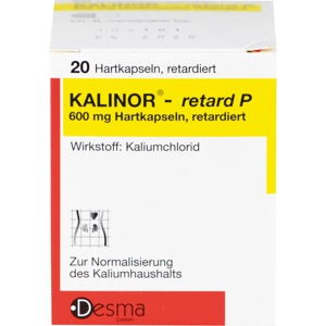 KALINOR retard P 600 mg Hartkapseln Produktbild