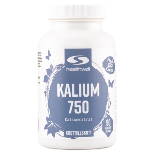 Kalium 750 90 kapsler produktbillede
