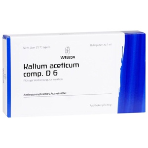 KALIUM ACETICUM COMP.D 6 Ampullen Produktbild