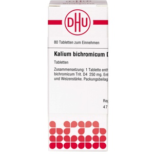 KALIUM BICHROMICUM D 4 Tabletten Produktbild
