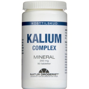 Natur Drogeriet Kalium 250 mg 90 tabl. produktbillede