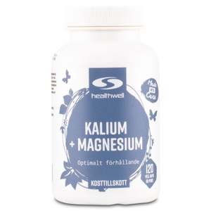 Kalium+Magnesium 120 kapsler produktbillede