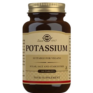 Solgar Kalium Potassium 99 mg - 100 tab. produktbillede