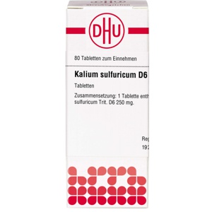 KALIUM SULFURICUM D 6 Tabletten Produktbild