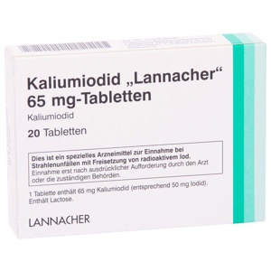 KALIUMIODID Lannacher 65 mg Tabletten Produktbild
