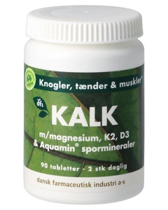 Kalk m/magnesium, K2 og D3 produktbillede