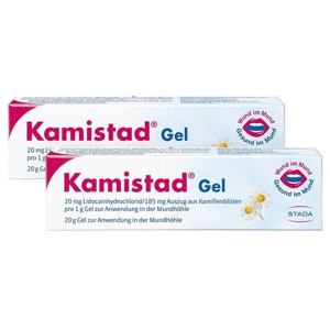Kamistad Gel bei Zahnfleischentzündungen und Aphten, 2x20 g Gel Produktbild