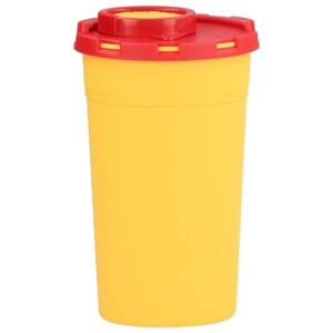 KANÜLENEIMER 0,2 l gelb für unterwegs Produktbild