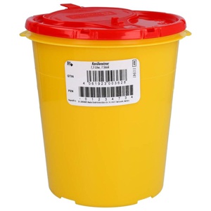 KANÜLENEIMER 1,5 l gelb Produktbild