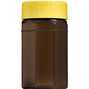 Kanylebeholder Ottekantet 0,5 Liter Med Gult Låg produktbillede