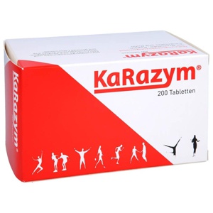 KARAZYM magensaftresistente Tabletten 200 St Tabletten magensaftresistent Produktbild