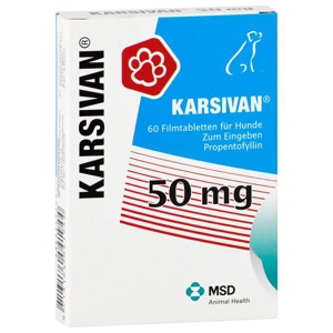 KARSIVAN 50mg für Hunde 60 St Filmtabletten Produktbild