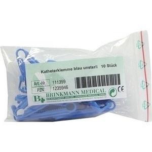 KATHETERKLEMME blau unsteril 10 St Produktbild