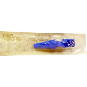 KATHETERSTÖPSEL steril blau Produktbild