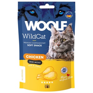 Kattgodis Woolf Wildcat Snacks Chicken 50 g produkt bild