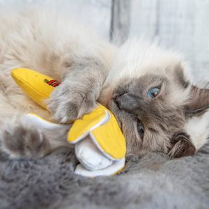 Kattleksak Banan med Prasselskal - Skalad banan produkt bild