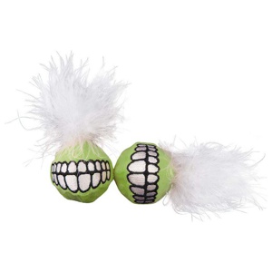 Kattleksak Plush Grinz 2-pack - Grön produkt bild