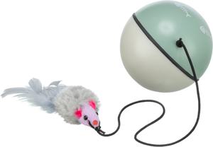 Kattleksak Trixie Turbinioboll med mus 9 cm produkt bild