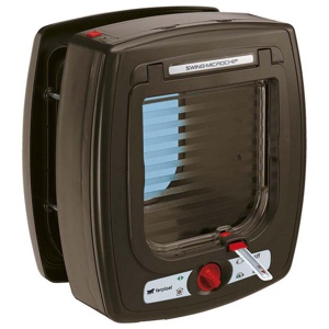 Kattlucka Swing Microchip Brun produkt bild