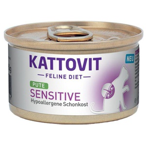 Kattovit Sensitive Pute 85 Gramm Katzenspezialfutter Produktbild