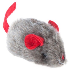 Katzenspielzeug Maus mit Katzenminze und Stimme Produktbild