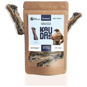 KAUDAS Fischhaut Fit-Knusper Knochen 2x60 g Produktbild