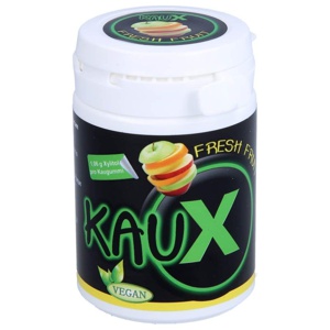 KAUX Zahnpflegekaugummi Fresh Fruit mit Xylitol 40 St Kaugummi Produktbild