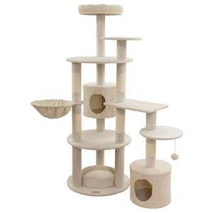Kerbl Pet klösträd Annika, beige - beige produkt bild