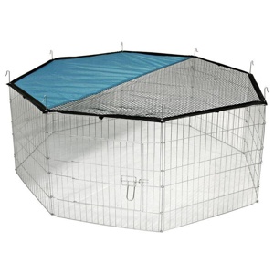 Kerbl Pet Freigehege 8eckig mit Sonnenschutz Produktbild