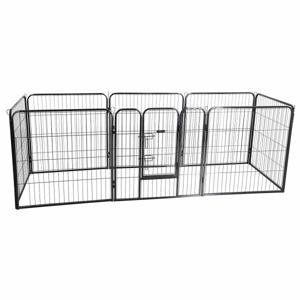 Kerbl Pet inhägnad med dörr för hundar och valpar - 8 element à B 80 x H 77 cm produkt bild