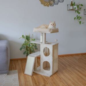 Kerbl Pet klösbräda Alessia, beige - beige produkt bild