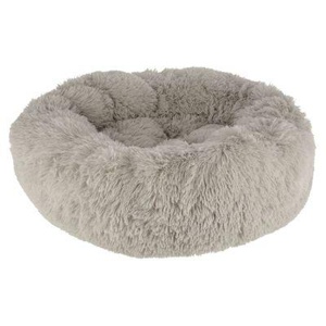 Kerbl Pet Kuschelbett Fluffy, Hellgrau, Rund, Ø60cmx18cm Produktbild