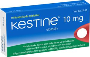 Kestine frystorkad tablett 10 mg 10 st produkt bild
